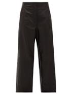 Matchesfashion.com Raey - Elasticated-back Leather Trousers - Womens - Black
