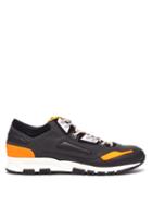 Matchesfashion.com Lanvin - Leather And Suede Low Top Trainers - Mens - Black Multi