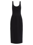 Raey - Scoop-neck Virgin-wool Dress - Womens - Black