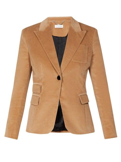 Matchesfashion.com Altuzarra - Midge Corduroy Jacket - Womens - Brown