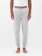 Paul Smith - Artist Stripe Cotton-jersey Pyjama Trousers - Mens - Grey
