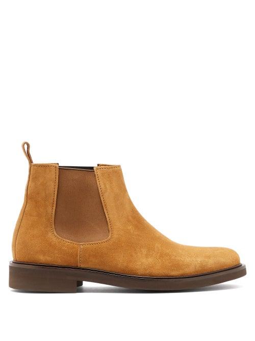 Matchesfashion.com A.p.c. - Simeon Suede Chelsea Boots - Mens - Brown
