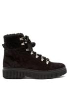 Tod's Shearling-lined Suede Aprs-ski Boots