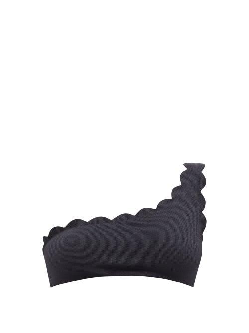 Marysia - Santa Barbara Reversible One-shoulder Bikini Top - Womens - Black