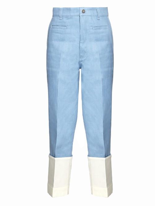Loewe Fisherman Turn-up Hem Jeans