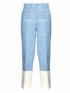 Loewe Fisherman Turn-up Hem Jeans