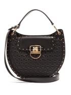 Balmain 44-33 Quilted-leather Shoulder Bag