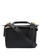 Matchesfashion.com Sophie Hulme - Bolt Leather Shoulder Bag - Womens - Black
