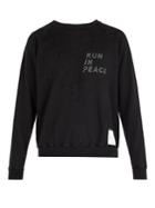 Satisfy Distressed Cotton Sweatshirt