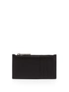 Matchesfashion.com Givenchy - Zipped Leather Logo Cardholder - Mens - Black Khaki