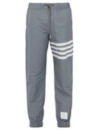 Matchesfashion.com Thom Browne - Striped Drawstring Track Pants - Mens - Grey