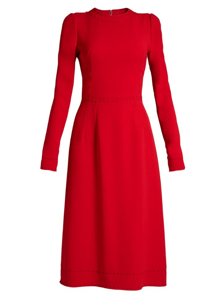 Dolce & Gabbana Long-sleeved Cady Dress