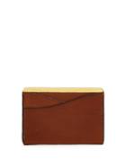 Matchesfashion.com Passavant And Lee - Gold Plated And Leather Cardholder - Mens - Tan