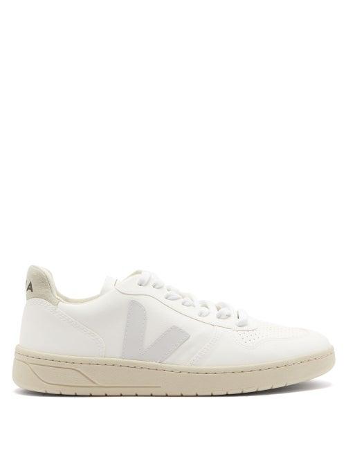 Matchesfashion.com Veja - V-10 Cwl Faux-leather Trainers - Womens - White