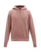 Ermenegildo Zegna - Hooded Cotton-blend Jersey Sweatshirt - Mens - Pink