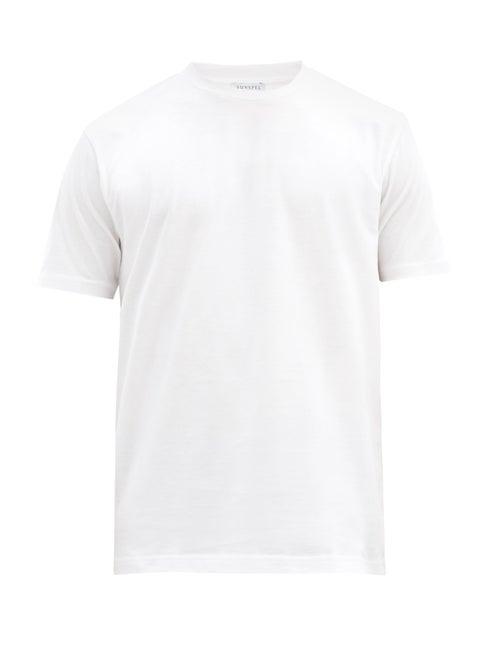 Matchesfashion.com Sunspel - Riviera Cotton-jersey T-shirt - Mens - White