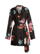 Dolce & Gabbana Button-down Floral-print Silk-twill Jacket