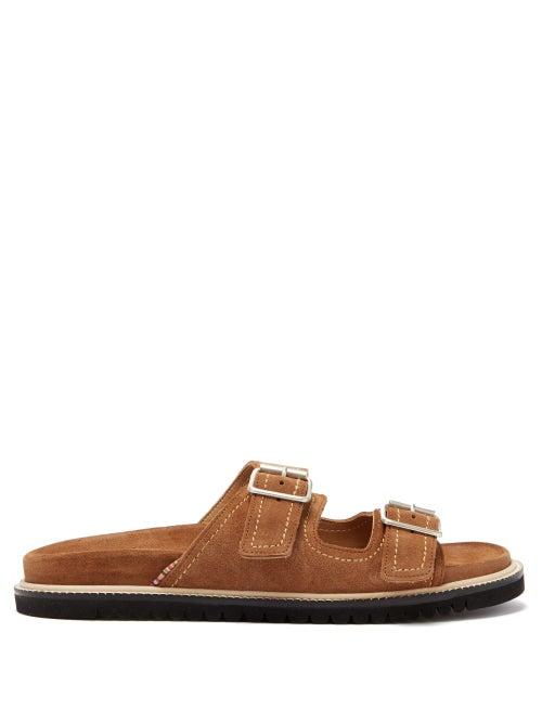 Matchesfashion.com Paul Smith - Phoenix Suede Slides - Mens - Brown