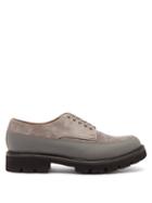 Matchesfashion.com Grenson - Earl Suede Derby Shoes - Mens - Grey