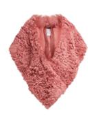 Matchesfashion.com Sies Marjan - Jordi Shearling Shrug - Womens - Dark Red