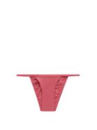 Matchesfashion.com Matteau - The Petite Low-rise Bikini Briefs - Womens - Dark Pink