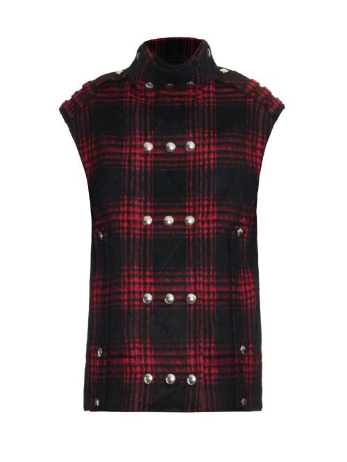 Alexander Wang Plaid Cotton-blend Gilet