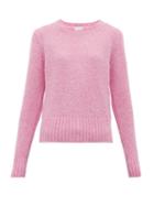 Matchesfashion.com Moncler - Logo Patch Sweater - Womens - Pink