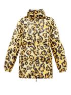 Matchesfashion.com 0 Moncler Genius Richard Quinn - Mary Leopard Print Lacquered Coat - Womens - Leopard