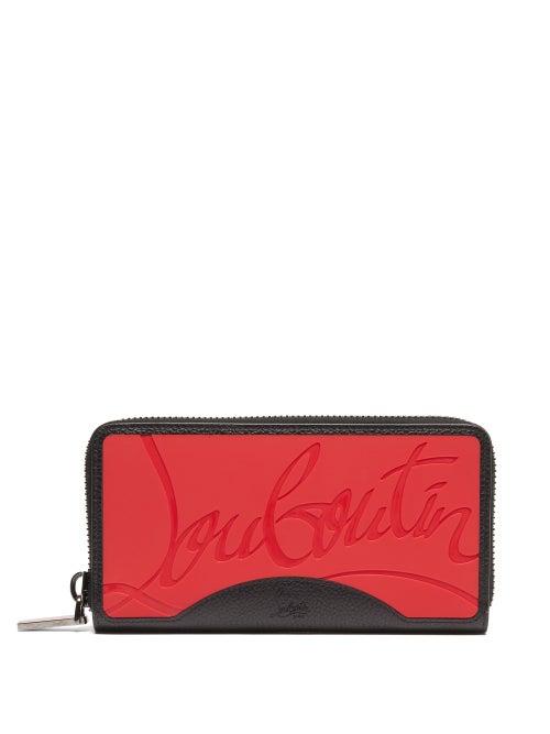 Christian Louboutin - Panettone Zip-around Leather Wallet - Mens - Red