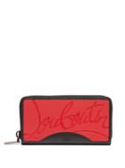 Christian Louboutin - Panettone Zip-around Leather Wallet - Mens - Red