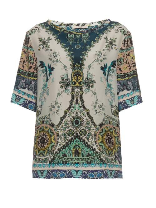 Etro Paisley-print Silk Top