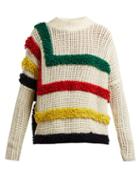 Matchesfashion.com Spencer Vladimir - Glacier Park Cashmere Sweater - Womens - Cream Multi