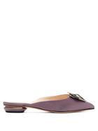 Nicholas Kirkwood Eden Satin Backless Loafers