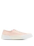 Matchesfashion.com Ami - Raised Sole Low Top Canvas Trainers - Mens - Pink