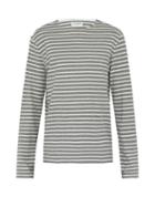 Matchesfashion.com Officine Gnrale - Marinire Striped Cotton Top - Mens - White Multi