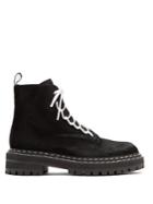 Proenza Schouler Tread-sole Calf-hair Ankle Boots