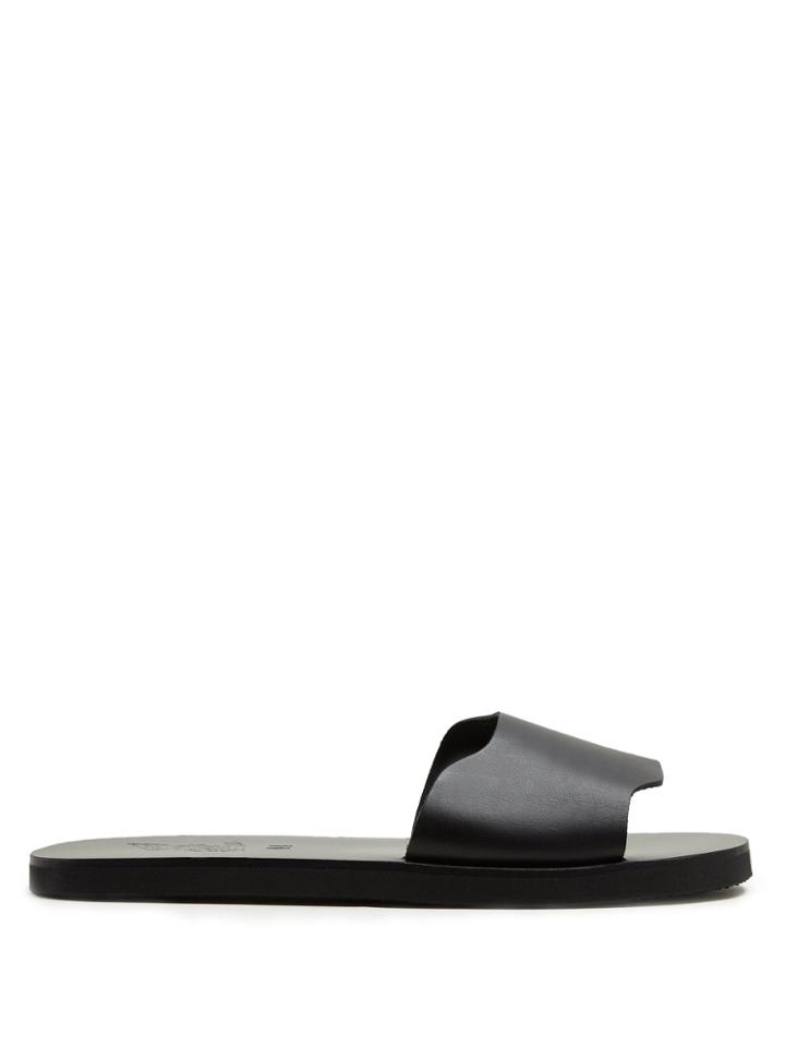 Ancient Greek Sandals Ios Leather Slides