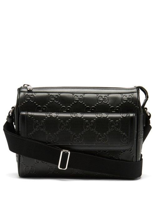 Gucci - Gg Tennis Leather Cross-body Bag - Mens - Black