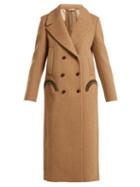 Matchesfashion.com Blaz Milano - Woodland Double Breasted Wool Coat - Womens - Camel