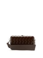 Matchesfashion.com Bottega Veneta - Messenger Small Intrecciato Leather Cross Body Bag - Mens - Brown