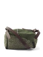 By Walid - Digby Cotton Cross-body Bag - Mens - Green