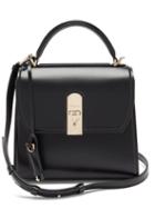 Matchesfashion.com Salvatore Ferragamo - Boxyz Top-handle Leather Bag - Womens - Black