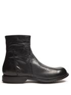 Rick Owens Creased-leather Ankle Boots
