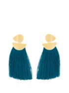 Lizzie Fortunato Crater Tassel Earrings