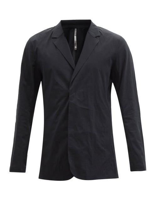 Mens Activewear Veilance - Single-breasted Technical-shell Jacket - Mens - Black