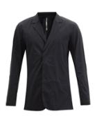 Mens Activewear Veilance - Single-breasted Technical-shell Jacket - Mens - Black