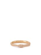Matchesfashion.com Gucci - Ouroboros Diamond & 18kt Gold Ring - Womens - Gold