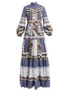 Erdem Cassandra Floral-print Cotton Dress