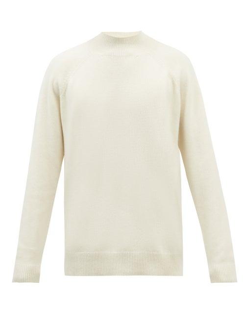 Raey - Recycled-cashmere Blend Turtle-neck Sweater - Mens - Ivory