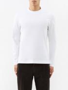 Brunello Cucinelli - Long-sleeved Cotton-jersey T-shirt - Mens - White
